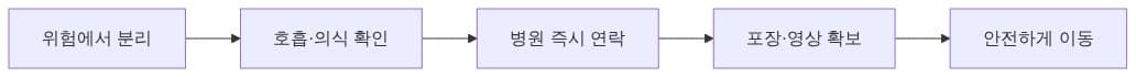 응급 상황 행동 순서