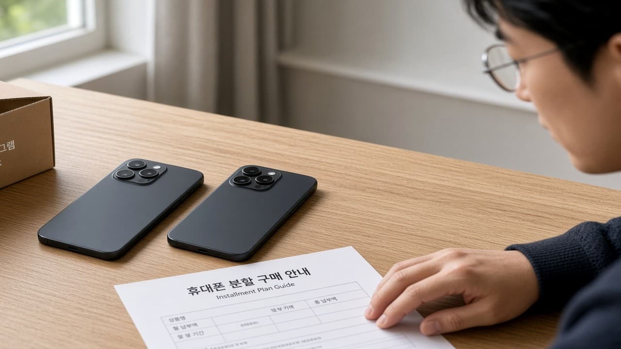 가을 스마트폰 — 보상판매·할부·자급제 비교 — 장면 2