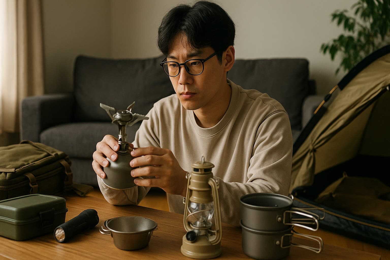 캠핑 장비 연구 — 입문